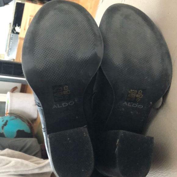 Genuine Soft Leather Aldo Heeled Boots - Picture 3 of 3